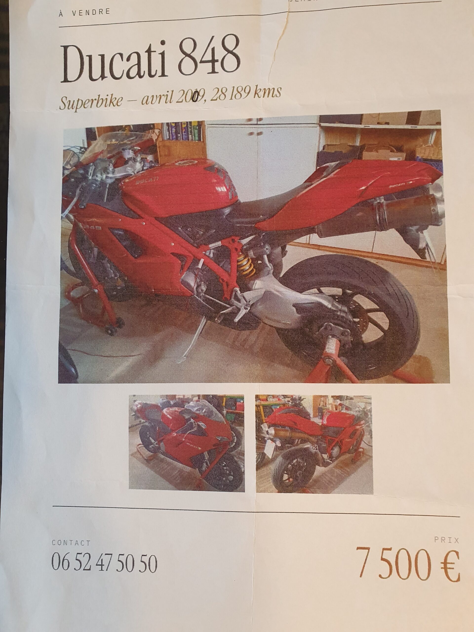 Vous consultez actuellement Ducati 848 de 2009